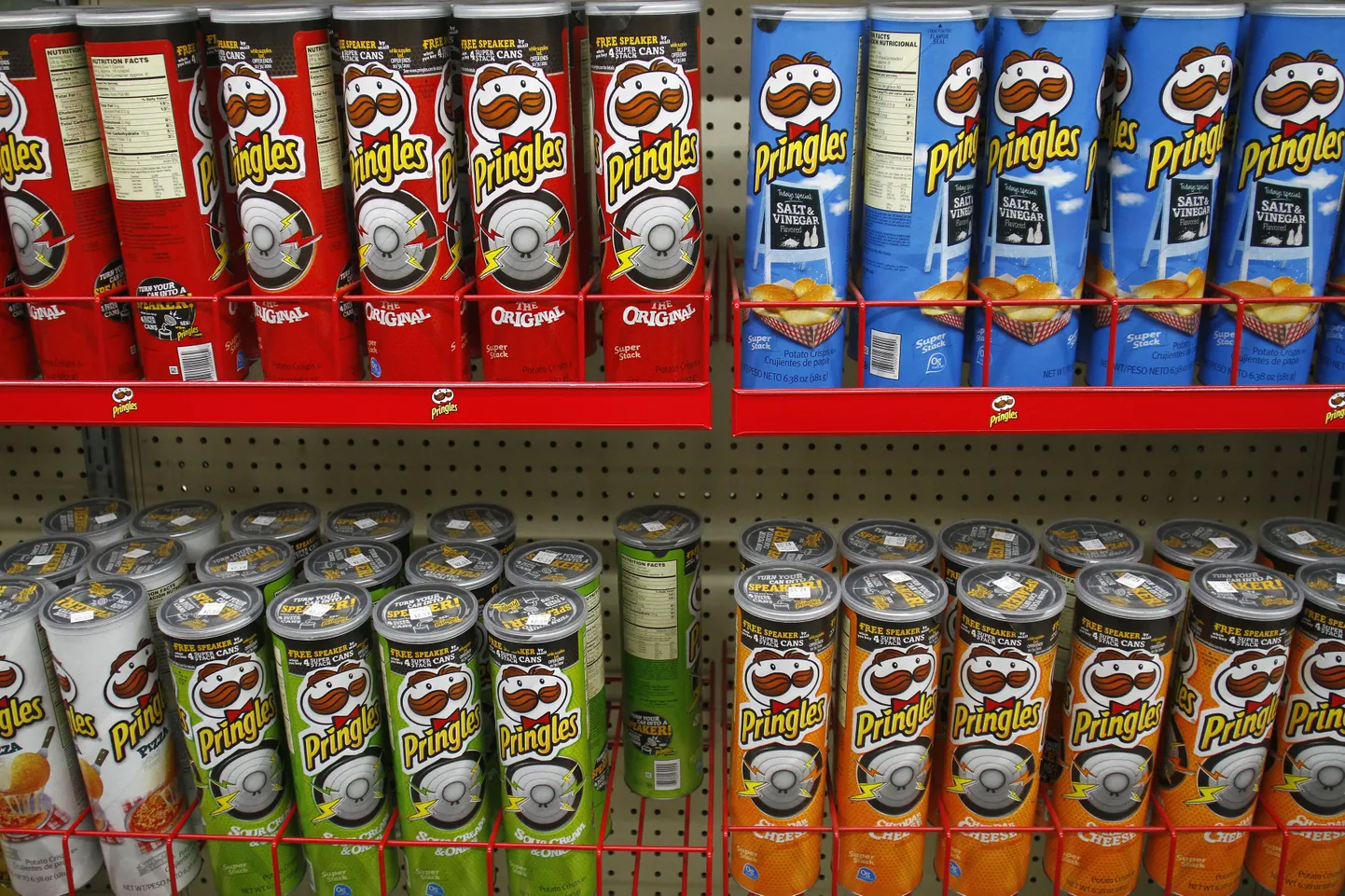 Pringlesi kartulikrõpsud.