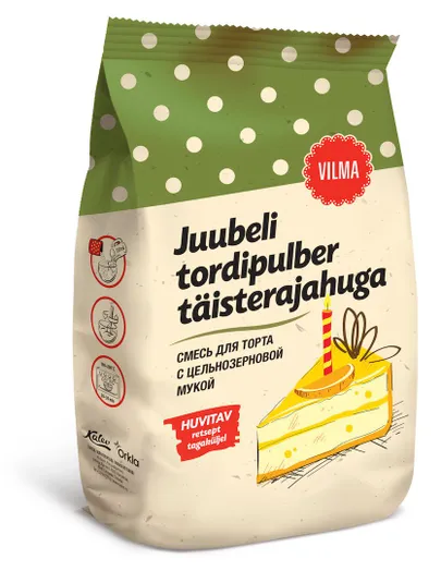 Uus täisterajahust küpsetussegude sari.