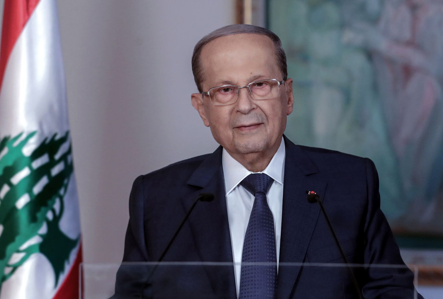 Liibanoni president Michel Aoun.
