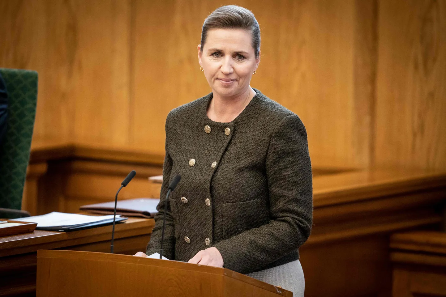 Dānijas premjerministre Mete Frederiksena