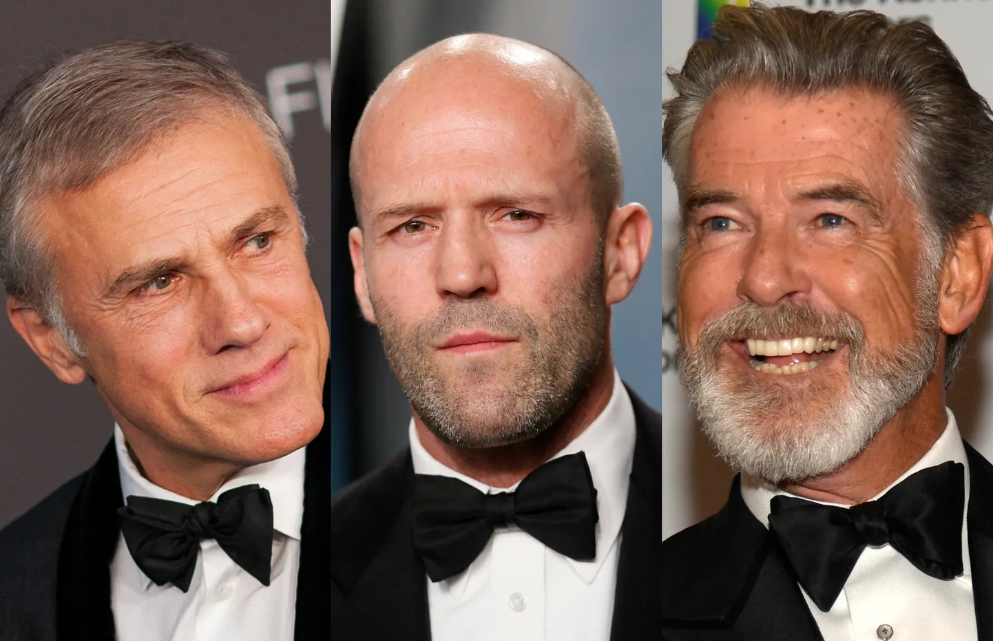 Christoph Waltz, Jason Statham ja Pierce Brosnan