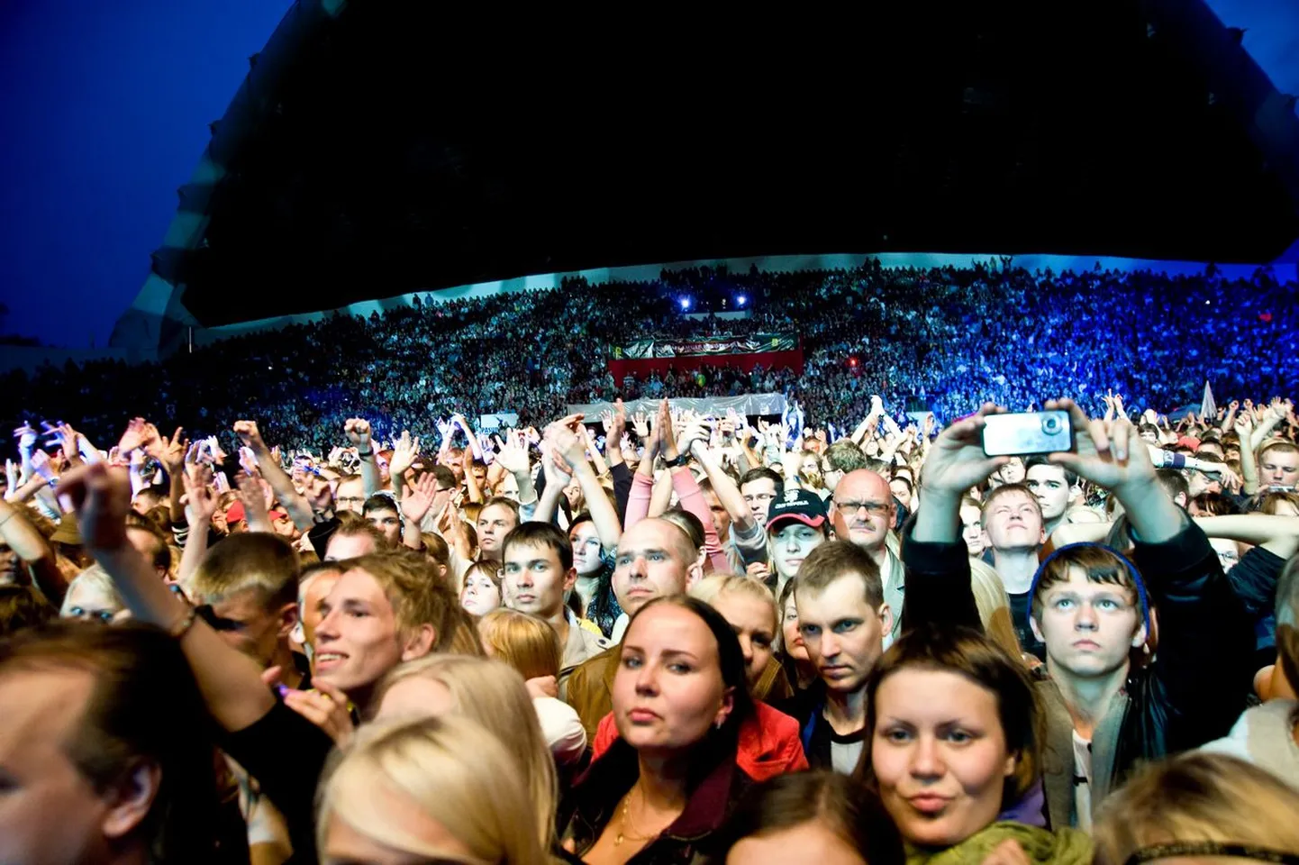 Moby kontsert Õllesummeri avapäeval 8. juulil 2009 lauluväljakul