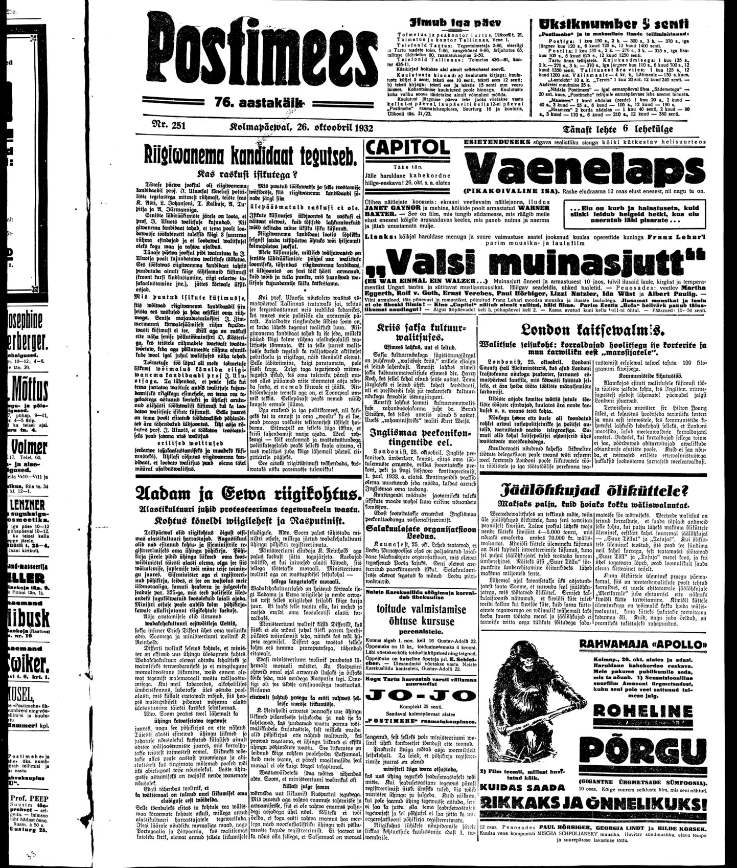 PM 26.10.1932