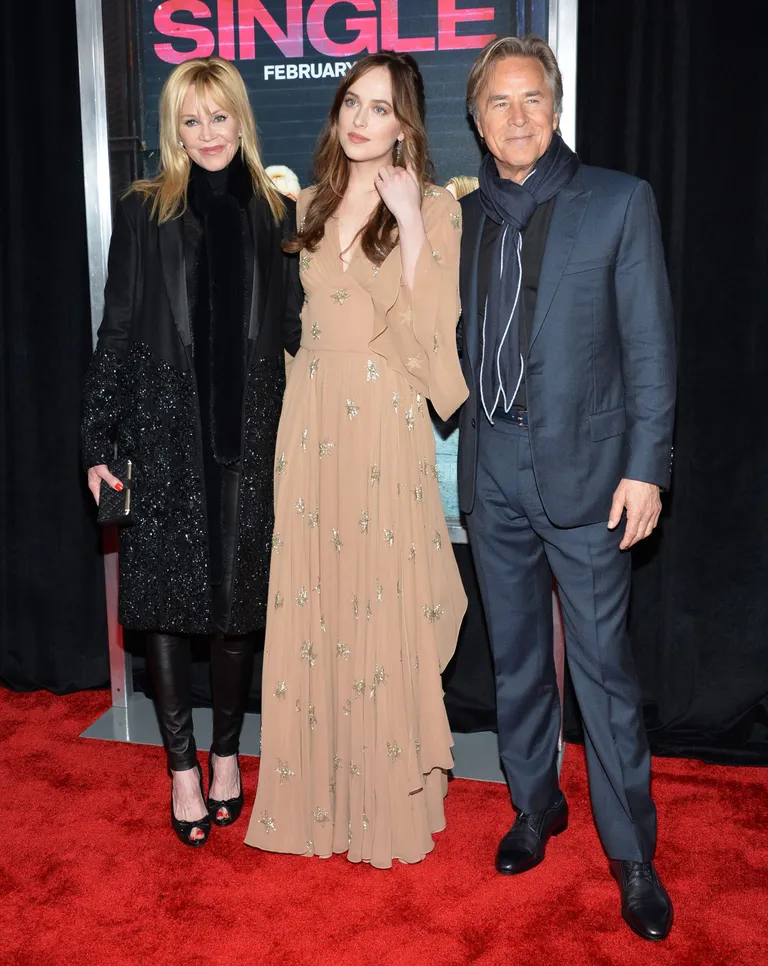 Melanie Griffith, Dakota Johnson ja Don Johnson. Foto: Scanpix