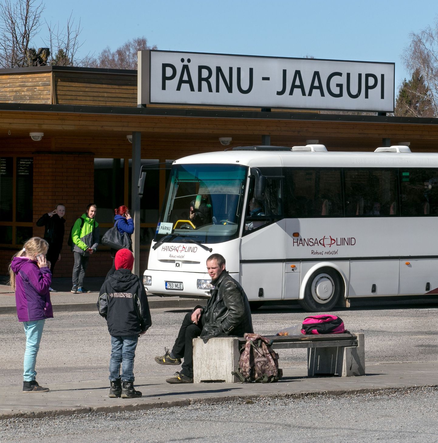 Pärnu-Jaagupi bussijaam.