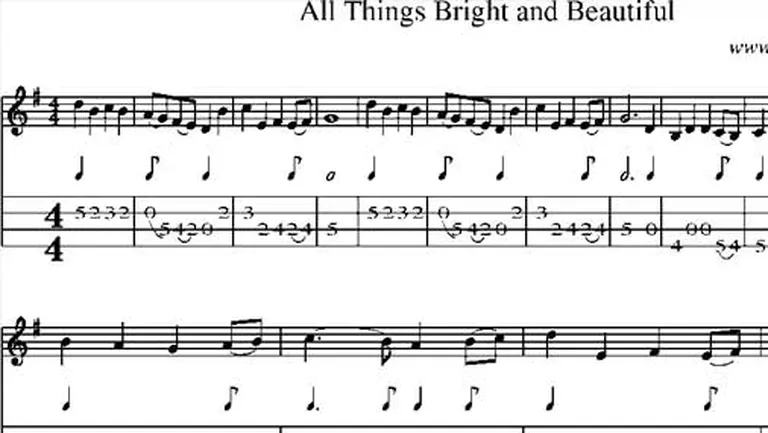 «All Things Bright and Beautiful»