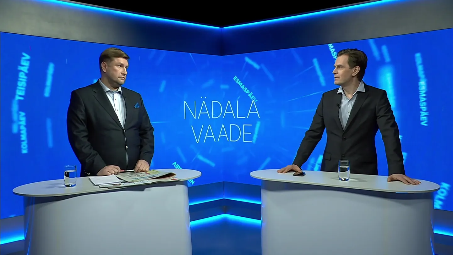 Marti Aavik ja Aivar Reinap saates "Nädala vaade"