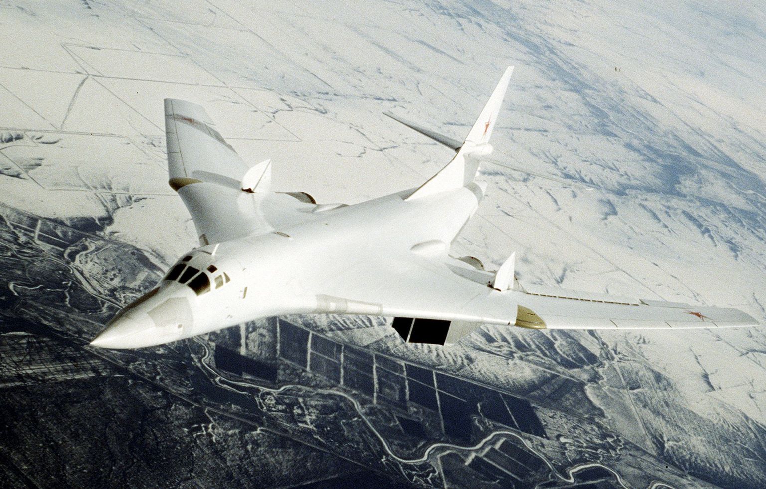 Vene õhujõudude suurim strateegiline pommitaja Tu-160.