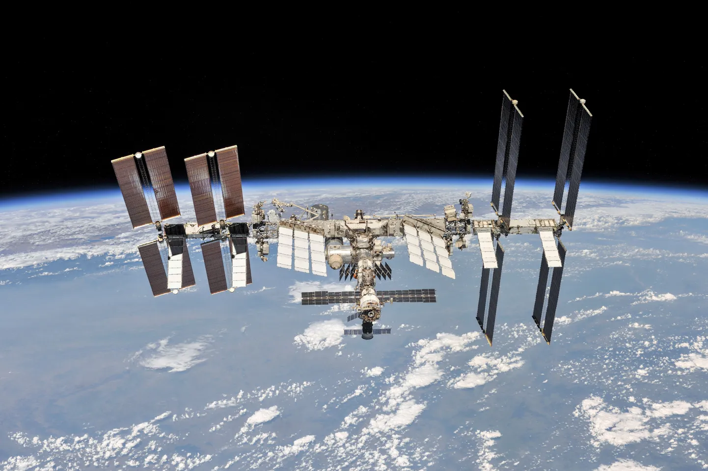 Starptautiskā kosmosa stacija.
