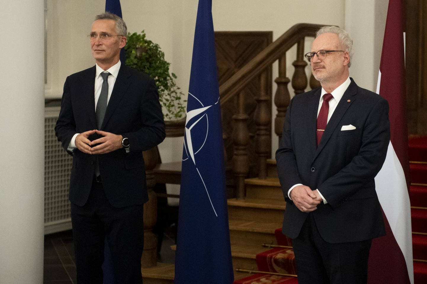 Valsts prezidents tiekas ar NATO ģenerālsekretāru