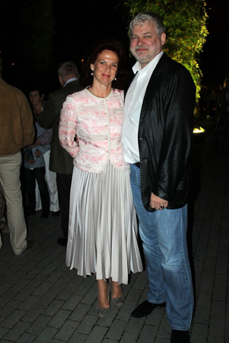 Solvita un Jānis Āboltiņi pērnā gada vasarā Dzintaru koncertzālē 