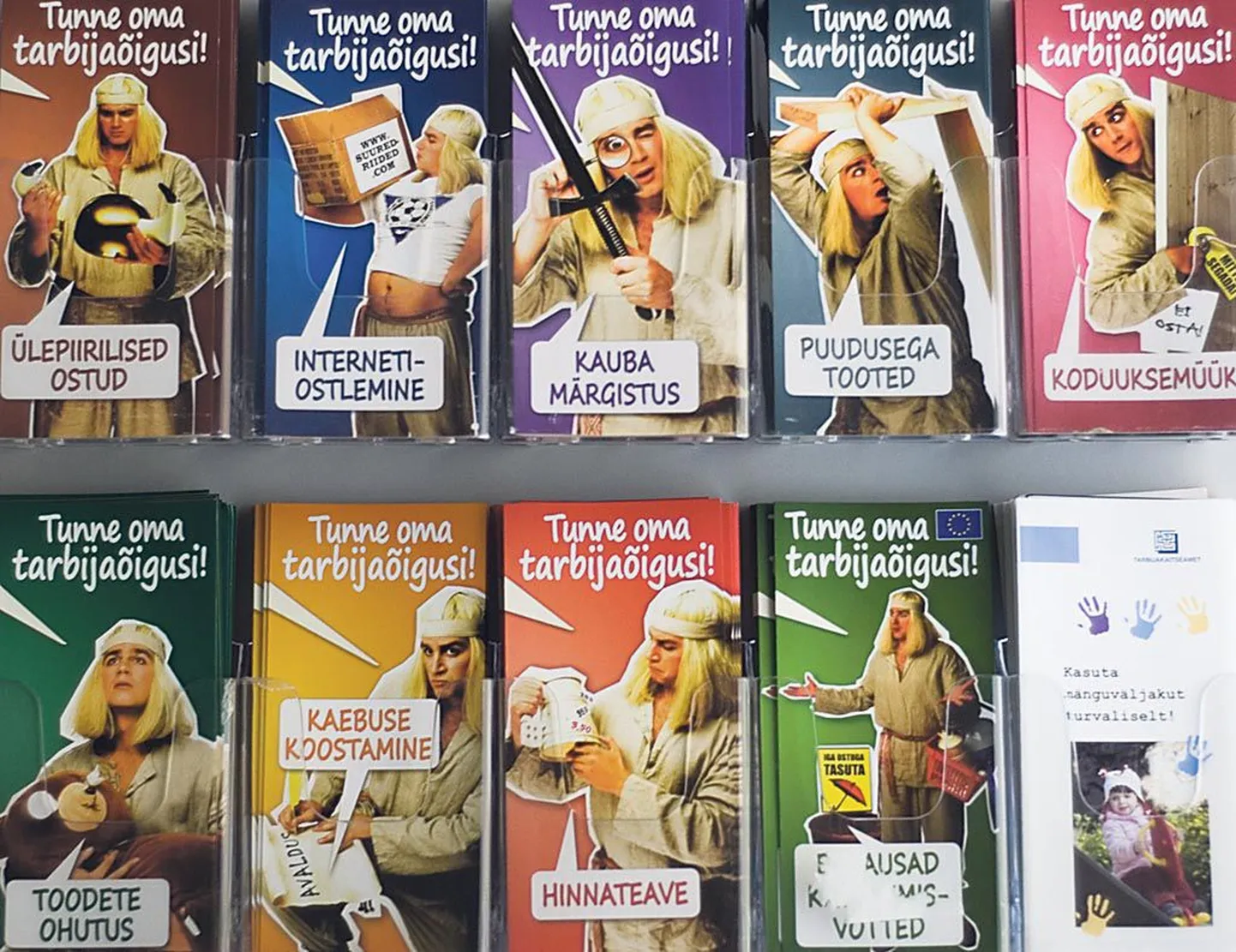 Tarbijakaitseamet on koostanud hulga voldikuid, et inimesi nende õiguste suhtes paremini teavitada.