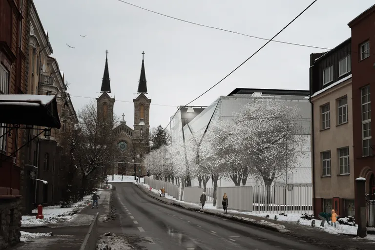 Vaade piki Luise tänavat.