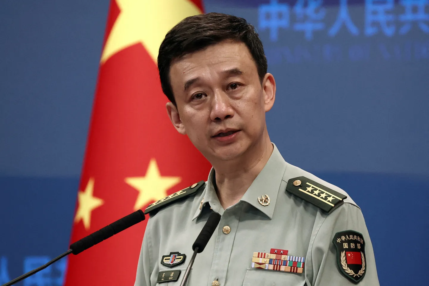 Hiina kaitseministeeriumi pressiesindaja Wu Qian.