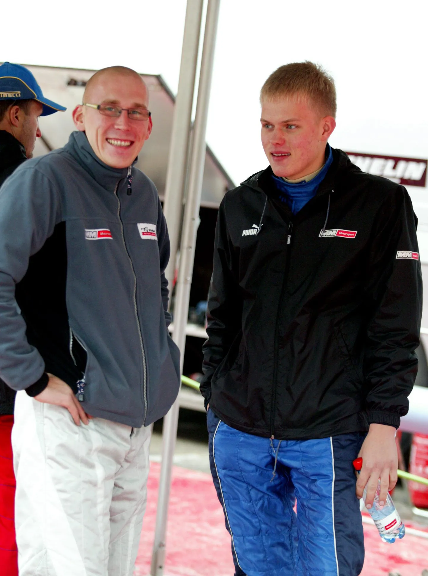 Georg Gross (vasakul) ja Ott Tänak.