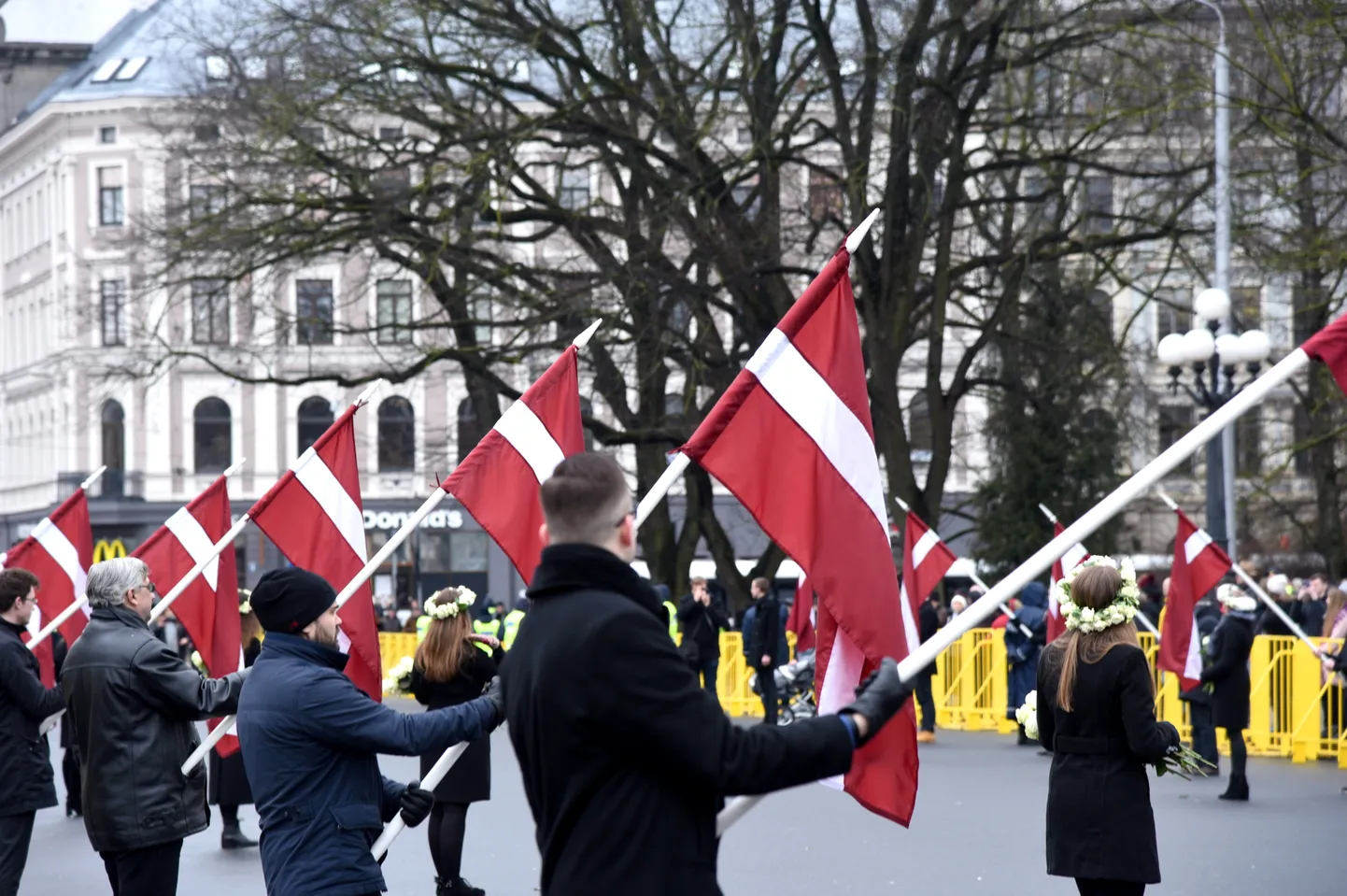 Шествие Daugavas vanagi. 16 марта 2019 года