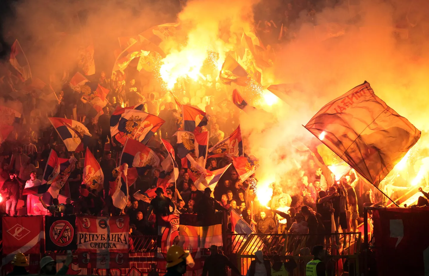 Sõprusmäng Belgradi Crvena Zvezda ja Moskva Spartaki vahel.