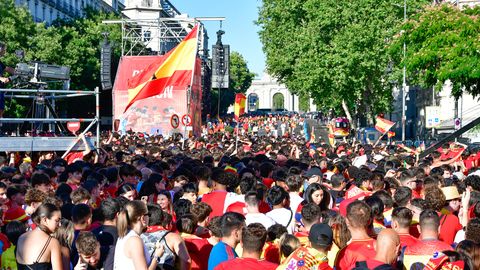 VIDEO ⟩ Madridi tänavatel läks möll lahti! Hispaania tähistas kodumaal EMi võitu