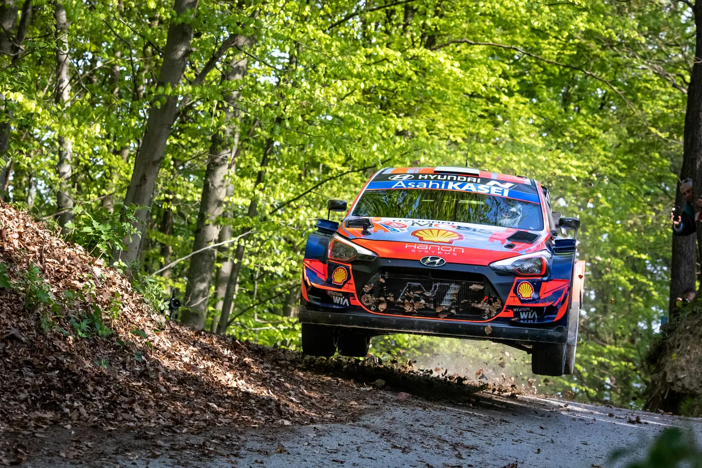 Hyundai ralliauto.