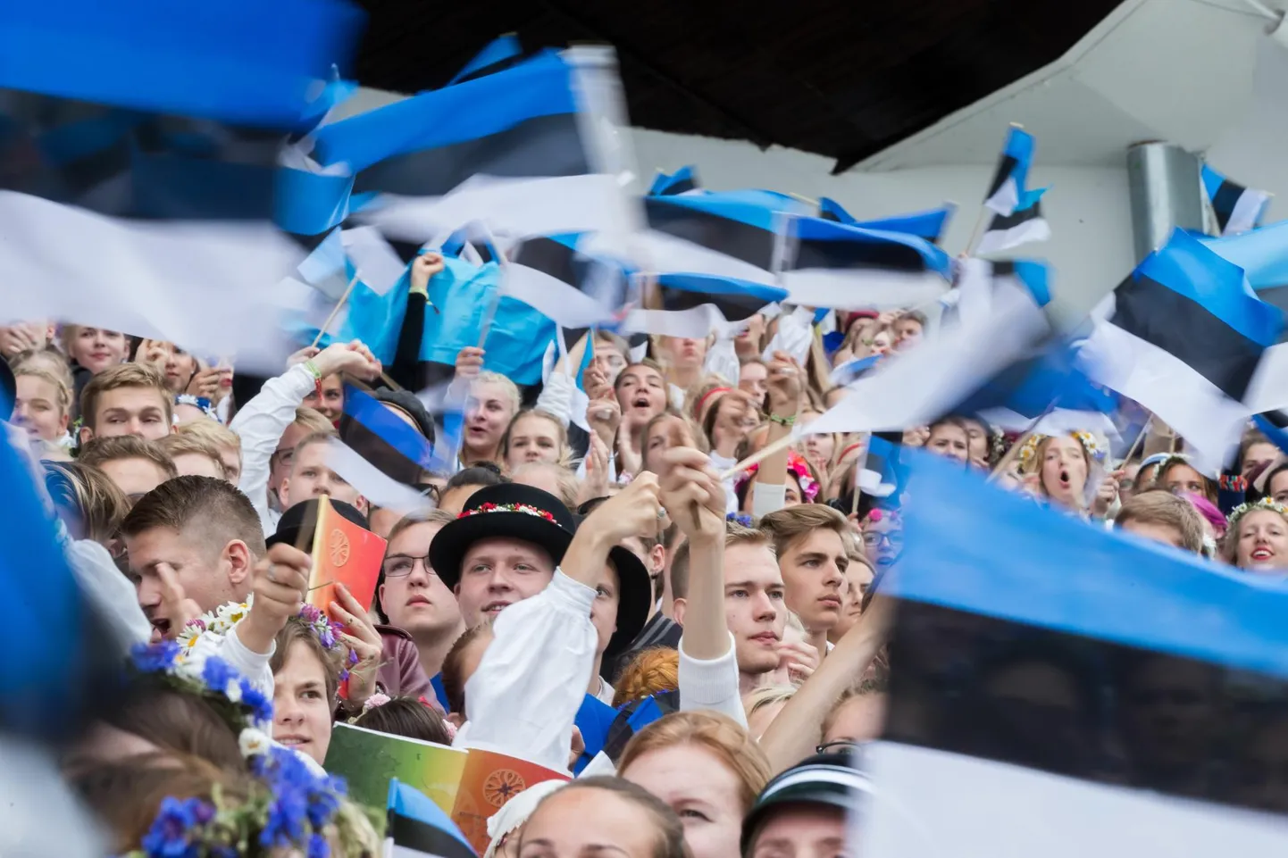 Noorte laulupidu Tallinna Lauluväljakul 2017. aastal.