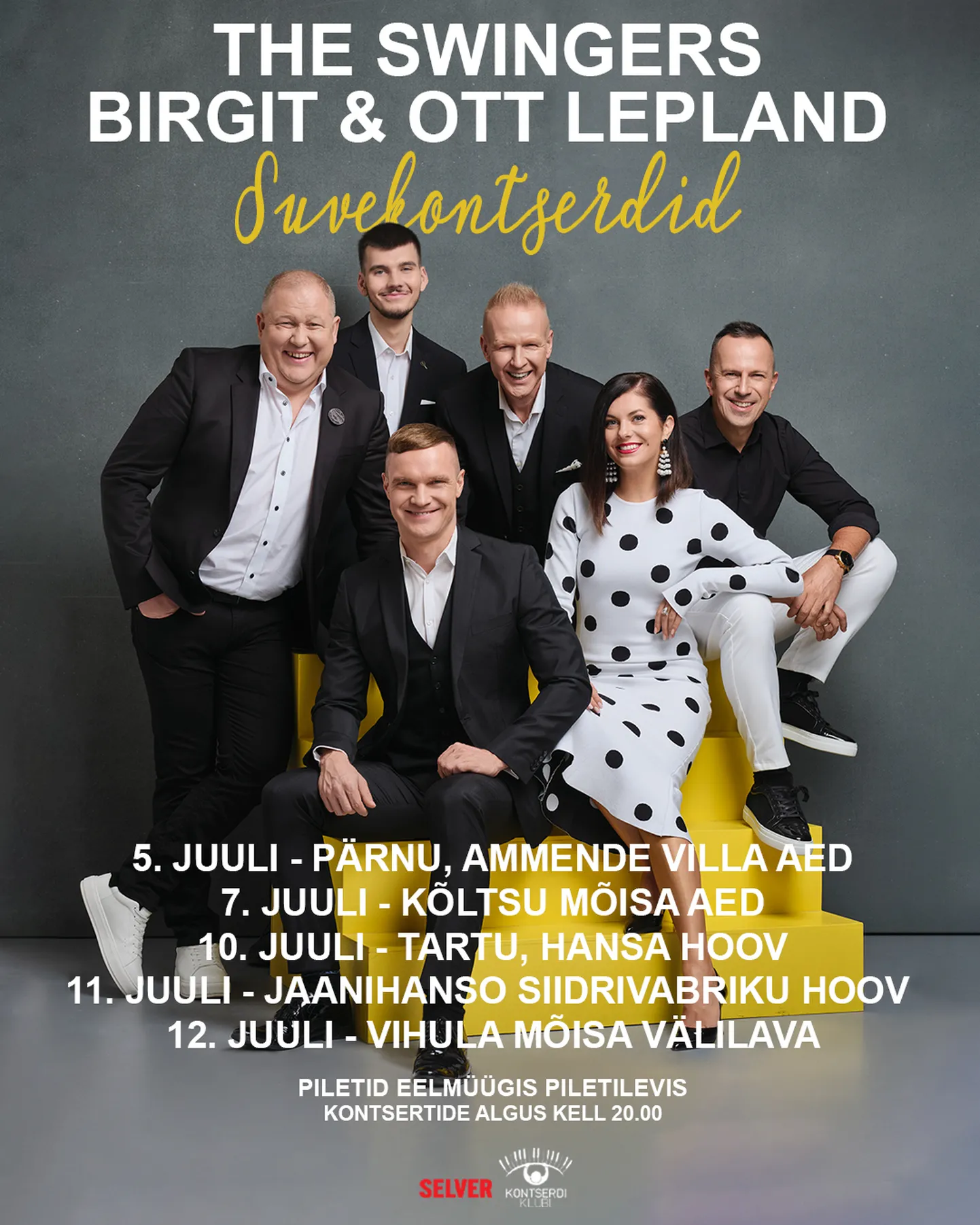 Ansambel The Swingers ja Ott Lepland.