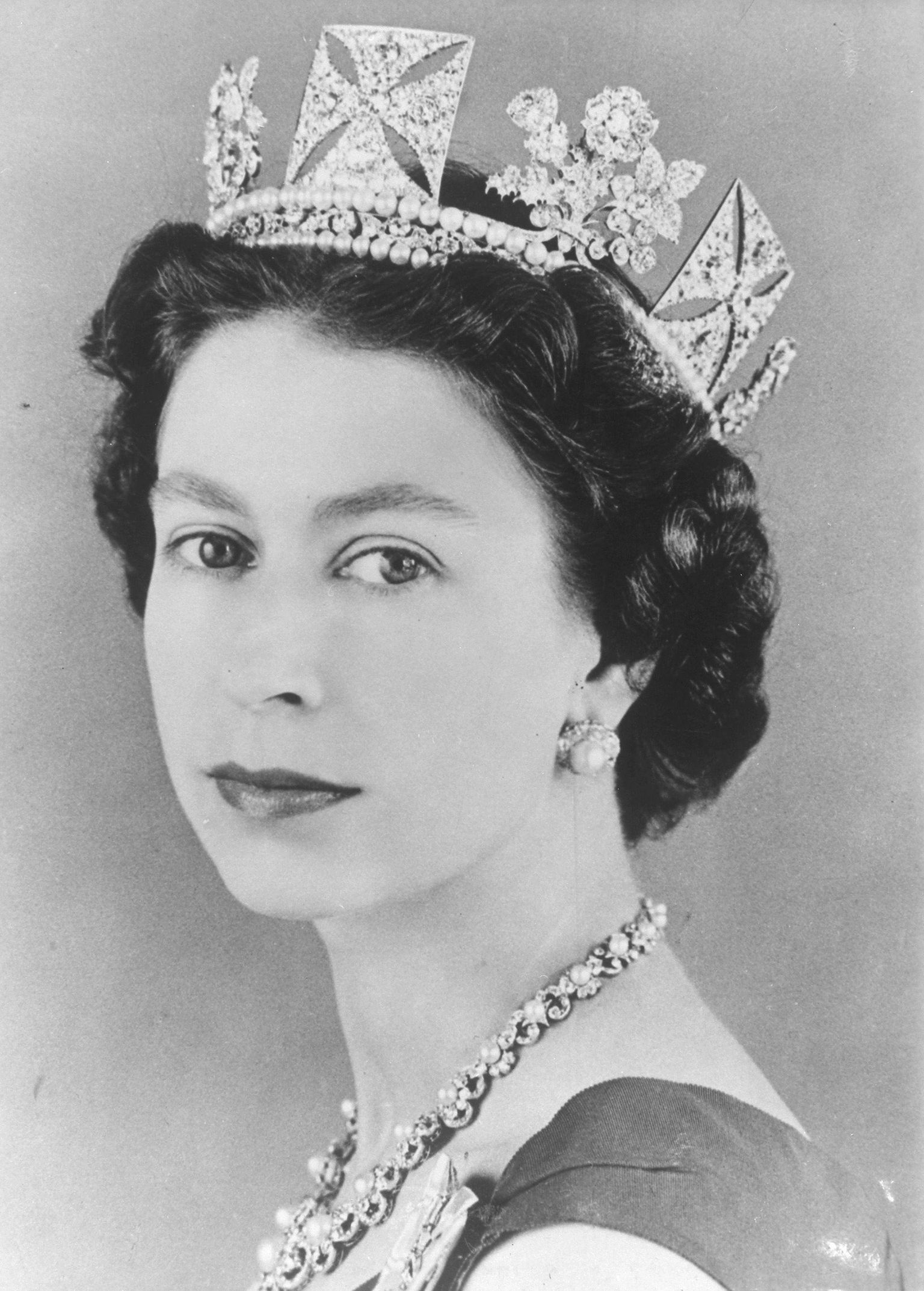 Portreefoto: Elizabeth II (1953)