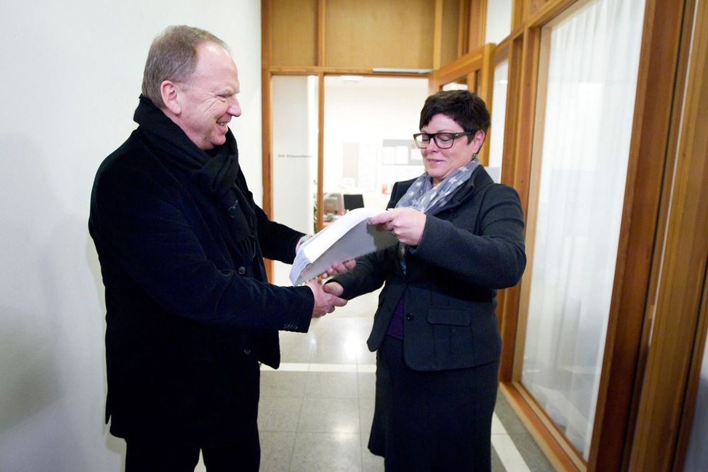 Breivikit analüüsinud psühhiaater Torgeir Husby (vasakul) andis eile Oslos oma hinnangu üle ringkonnakohtunik Nina Opsahlile.