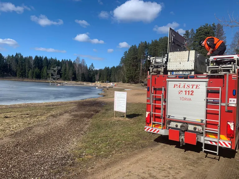 Vanamõisa järve õnnetuspaik.