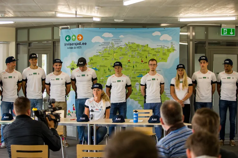 Saskia Alusalu ja Team Haanja pressikonverents.