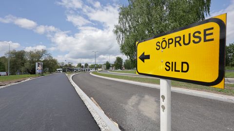 Sõpruse silla juures muutub üheks päevaks taas liikluskorraldus