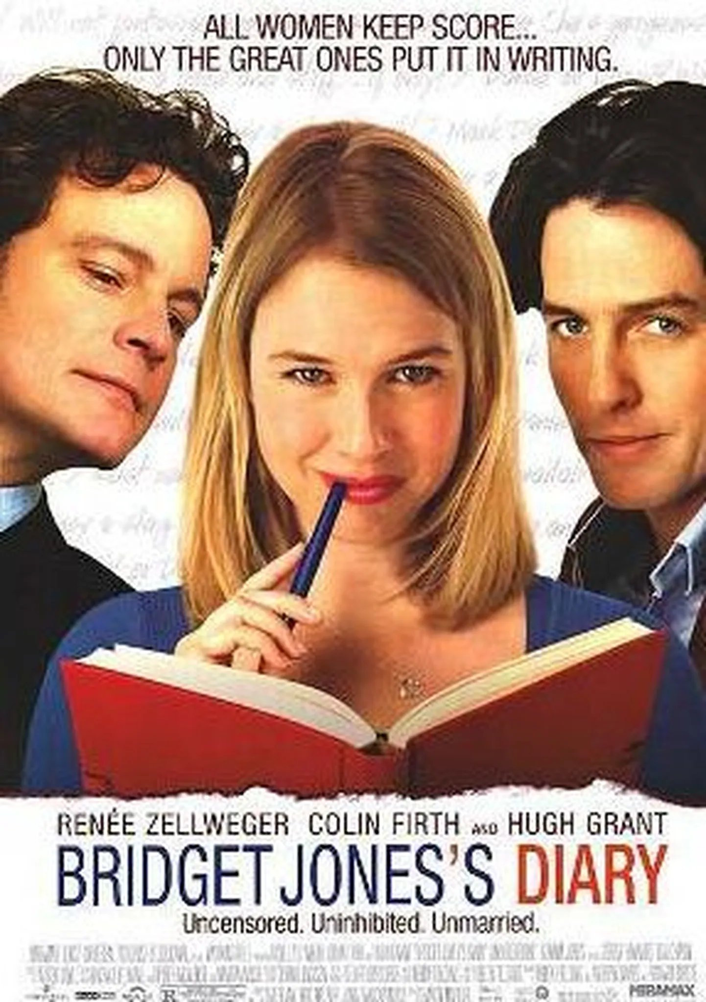Filmi «Bridget Jones`s Diary» reklaamplakat