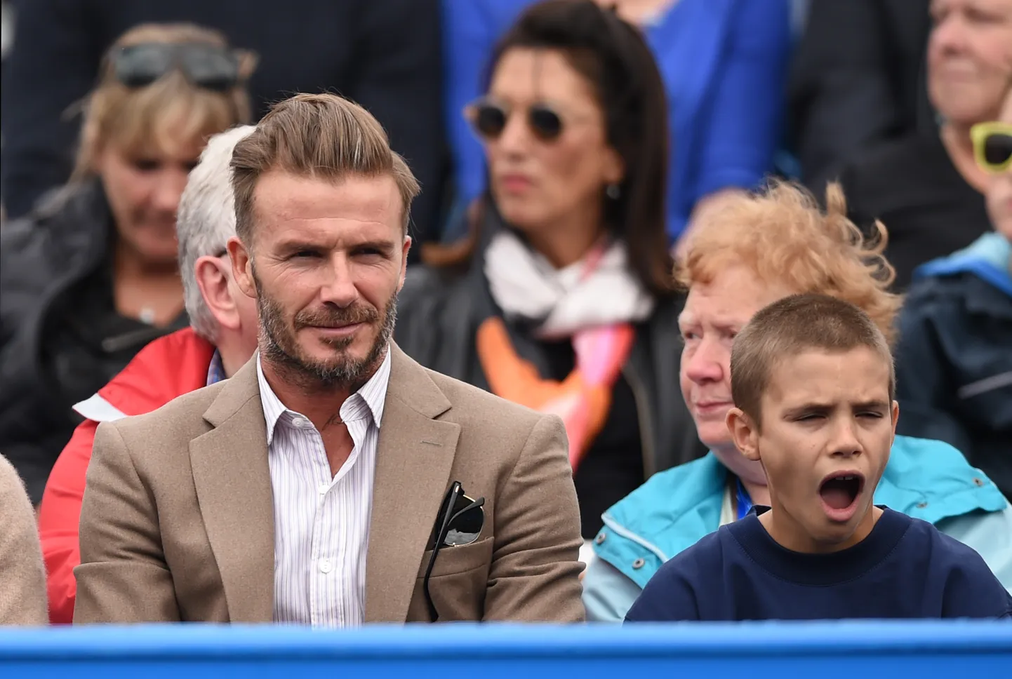 David Beckham koos poja Romeoga tennisevõistlust jälgimas. Romeole jäi pisik külge ning nüüd ihkab poiss tenniseprofiks saada.