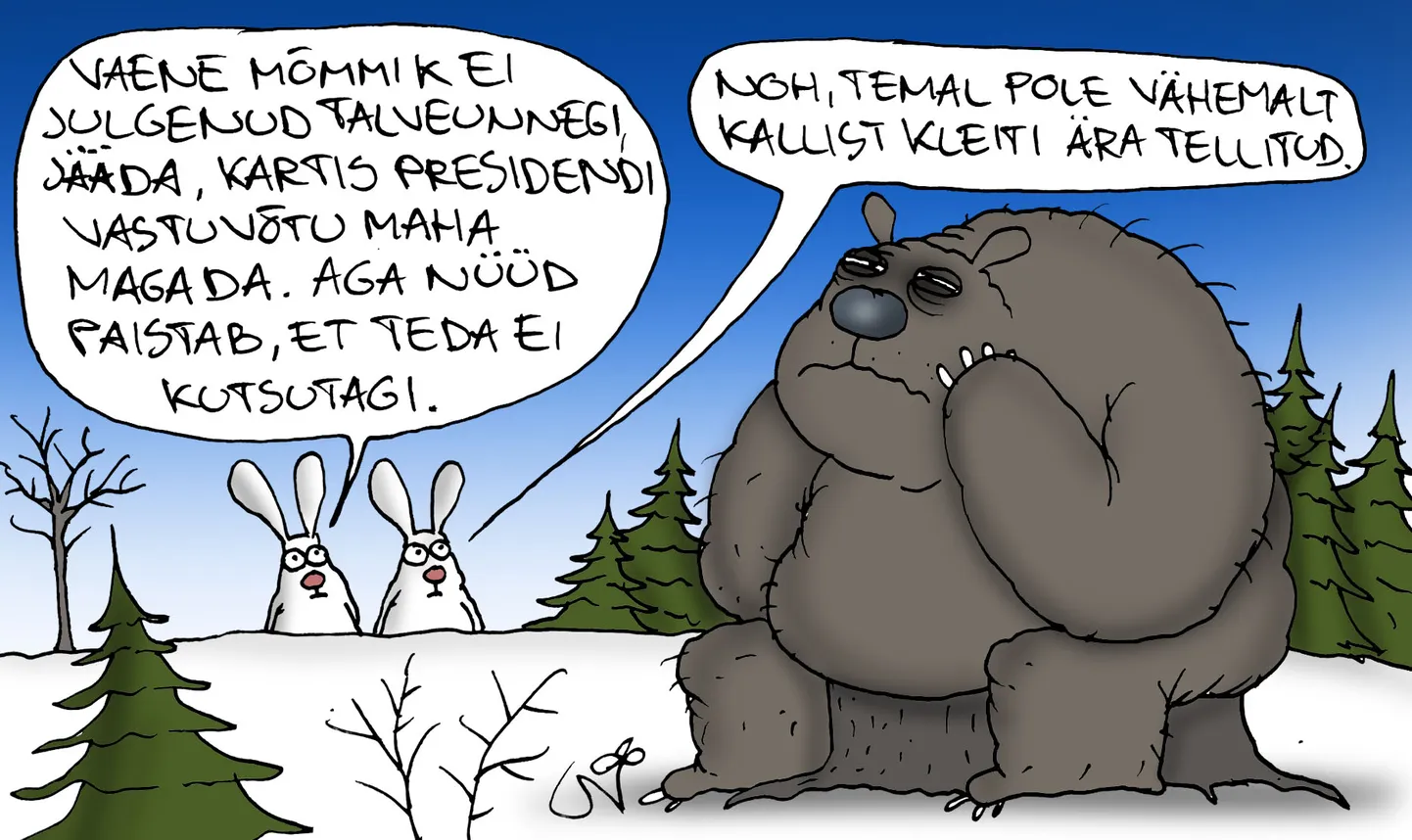 Urmas Nemvalts joonistab.