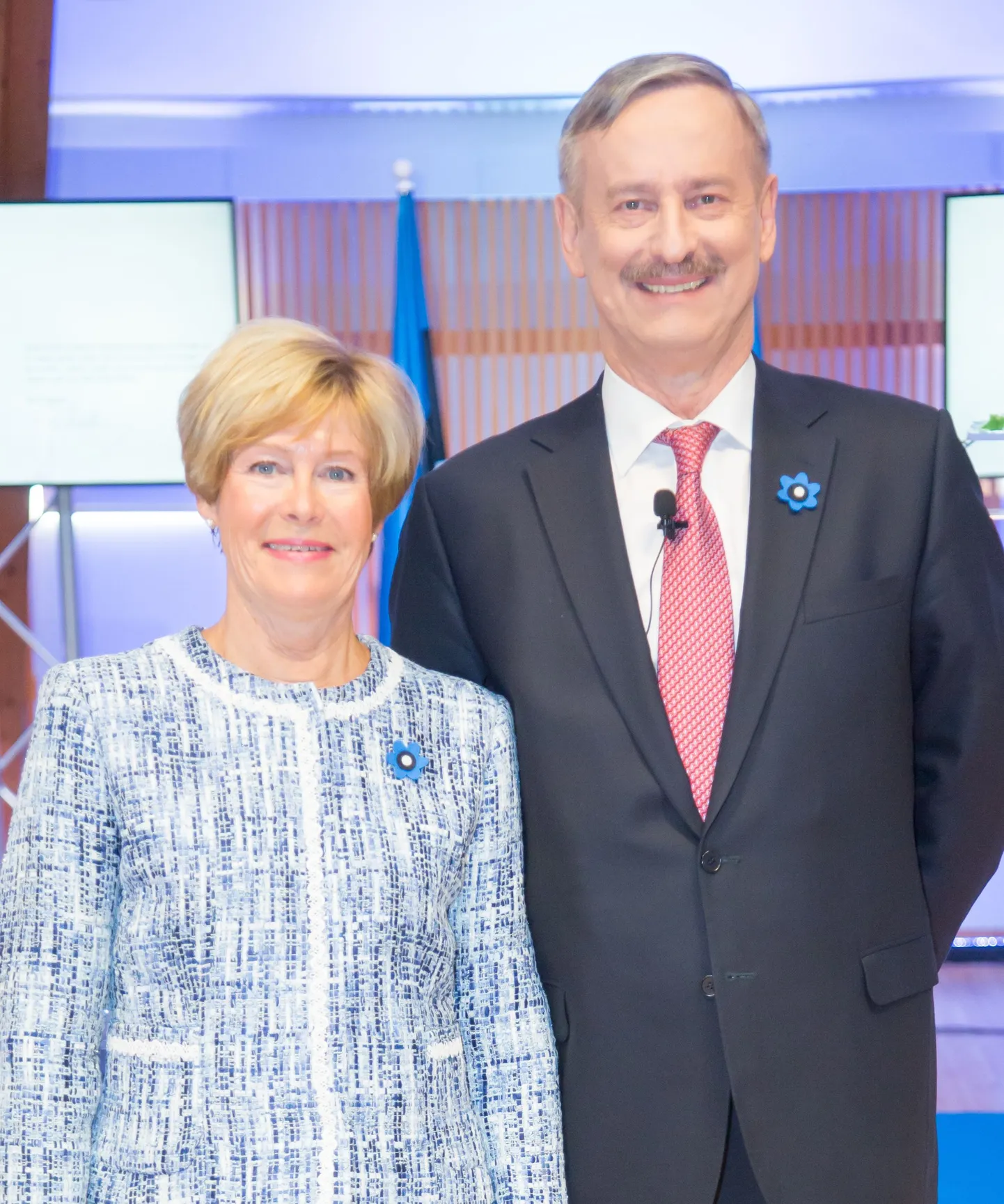 Kristi Kallas koos abikaasa Siim Kallasega.