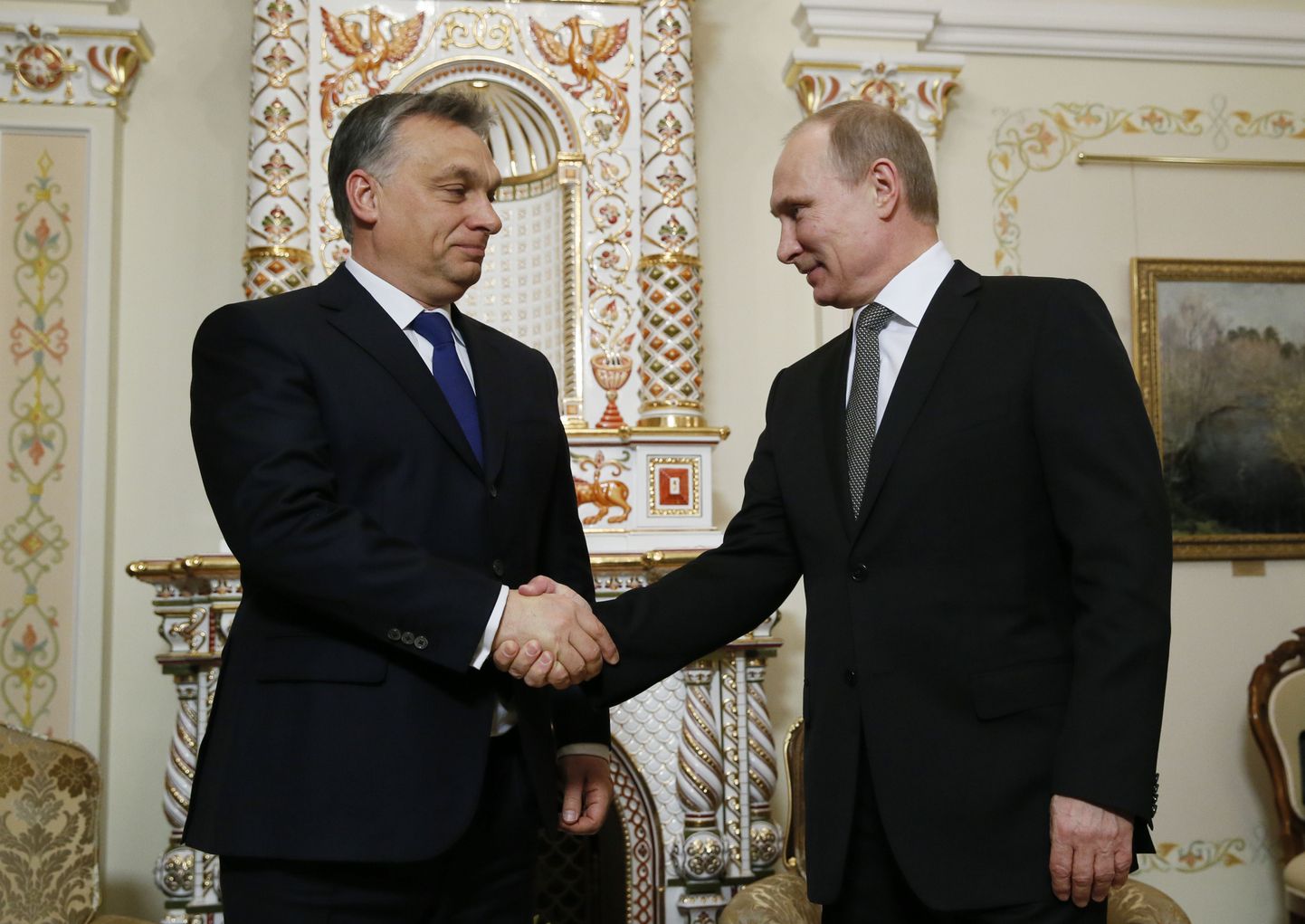 Viktor Orbán (vasakul) ja Venemaa president Vladimir Putin.