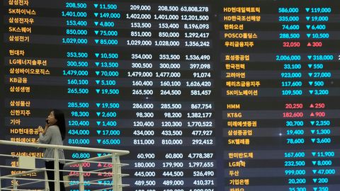 South Korean stock market's AI-fueled rally turns to panic selling