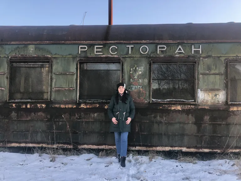 Брошенный вагон-ресторан