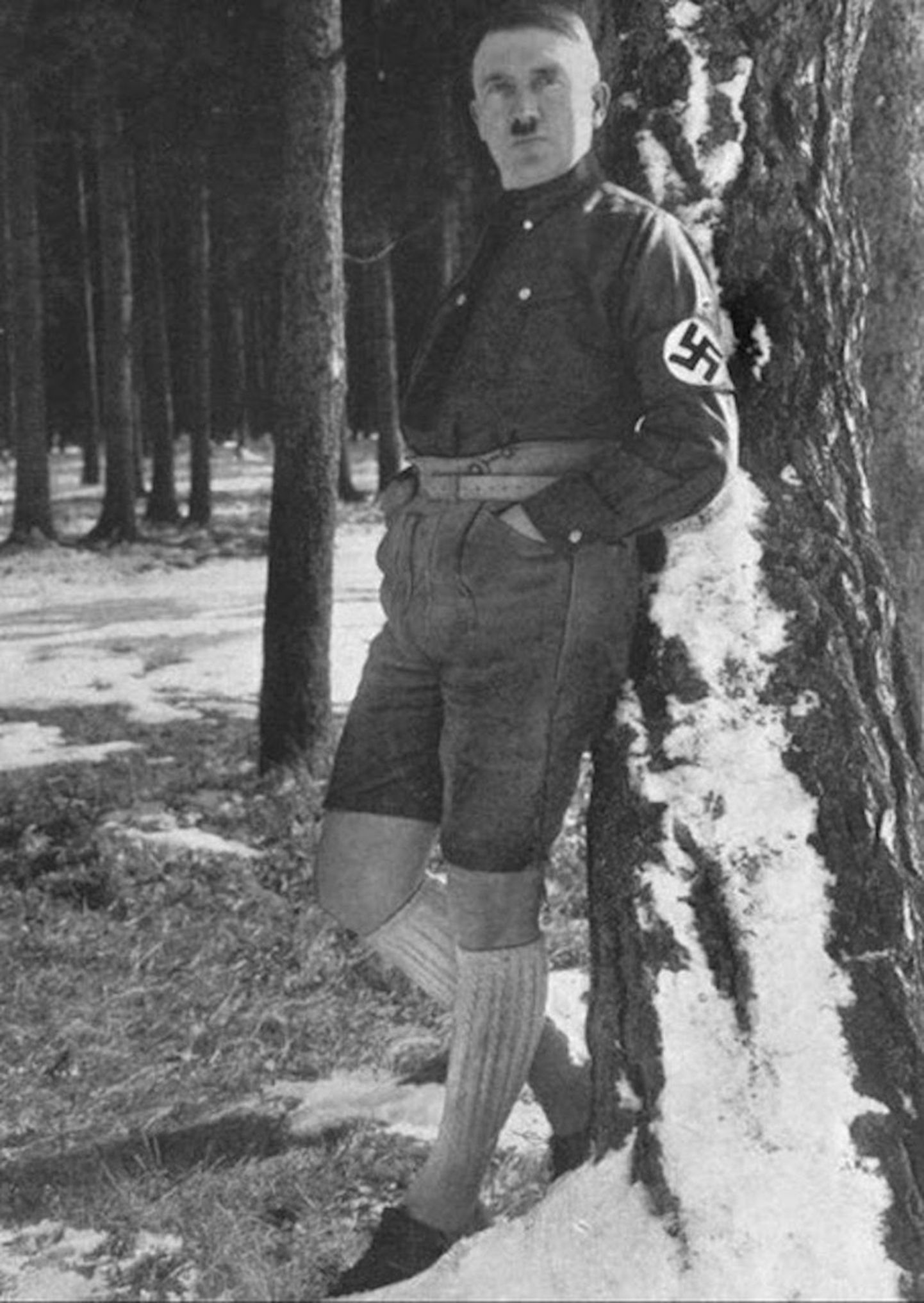 Hitler põlvikutes. Foto on illustratiivne.