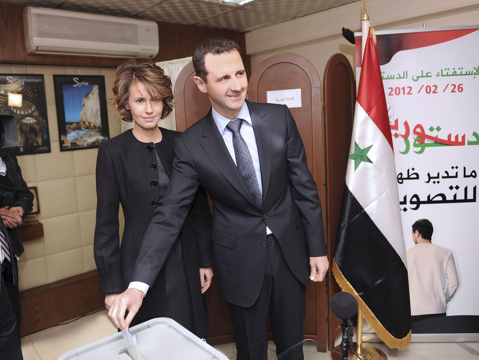 Süüria president Bashar al-Assad ja ta abikaasa Asma al-Assad