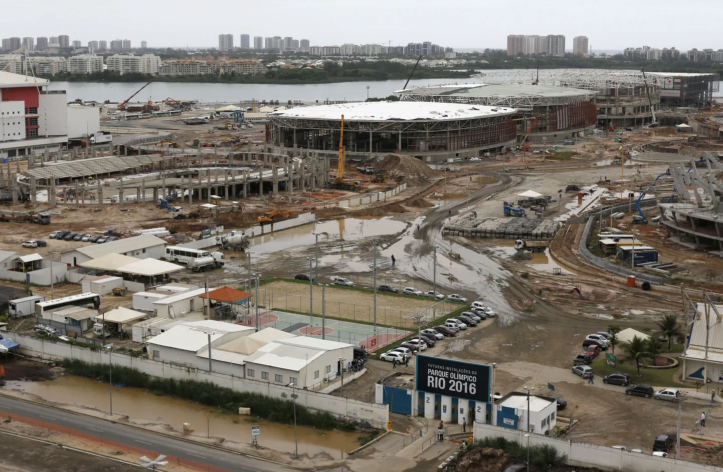 Rio de Janeiro olümpiapargi ehitus näeb 2015. aasta märtsis välja selline.