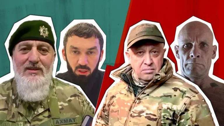 Адам Делимханов, Магомед Даудов, Евгений Пригожин, Дмитрий Уткин.