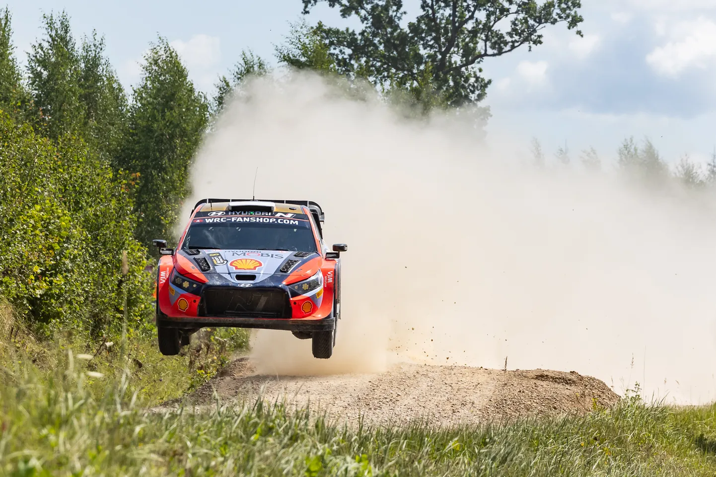 Ott Tänak eelmisel MM-etapil Lätis.