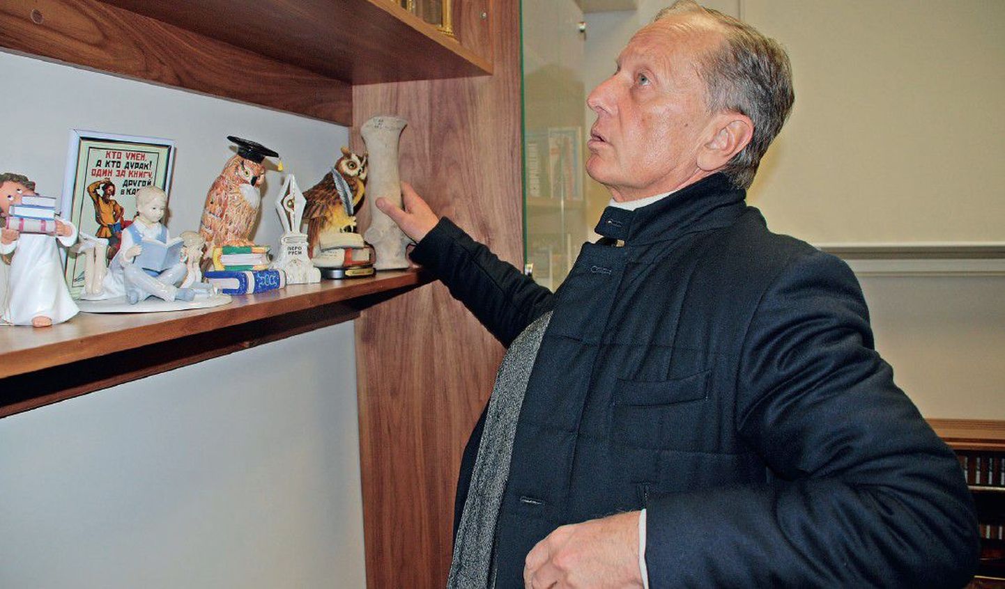 В среду в Риге Михаил Задорнов посетил библиотеку русской книги имени Николая Павловича Задорнова, известного советского писателя, отца Михаила Задорнова.