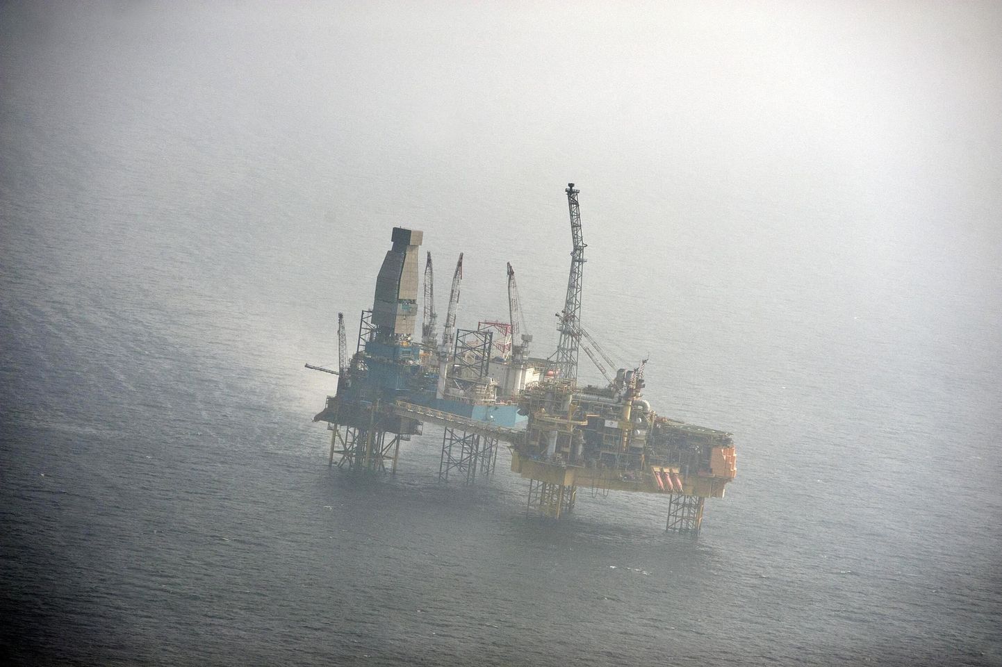 Prantsuse energiafirma Total Elgin Wellhead puurimisplatvorm Põhjameres