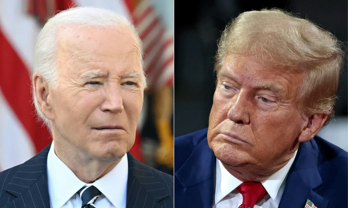 Джо Байден и Дональд Трамп.