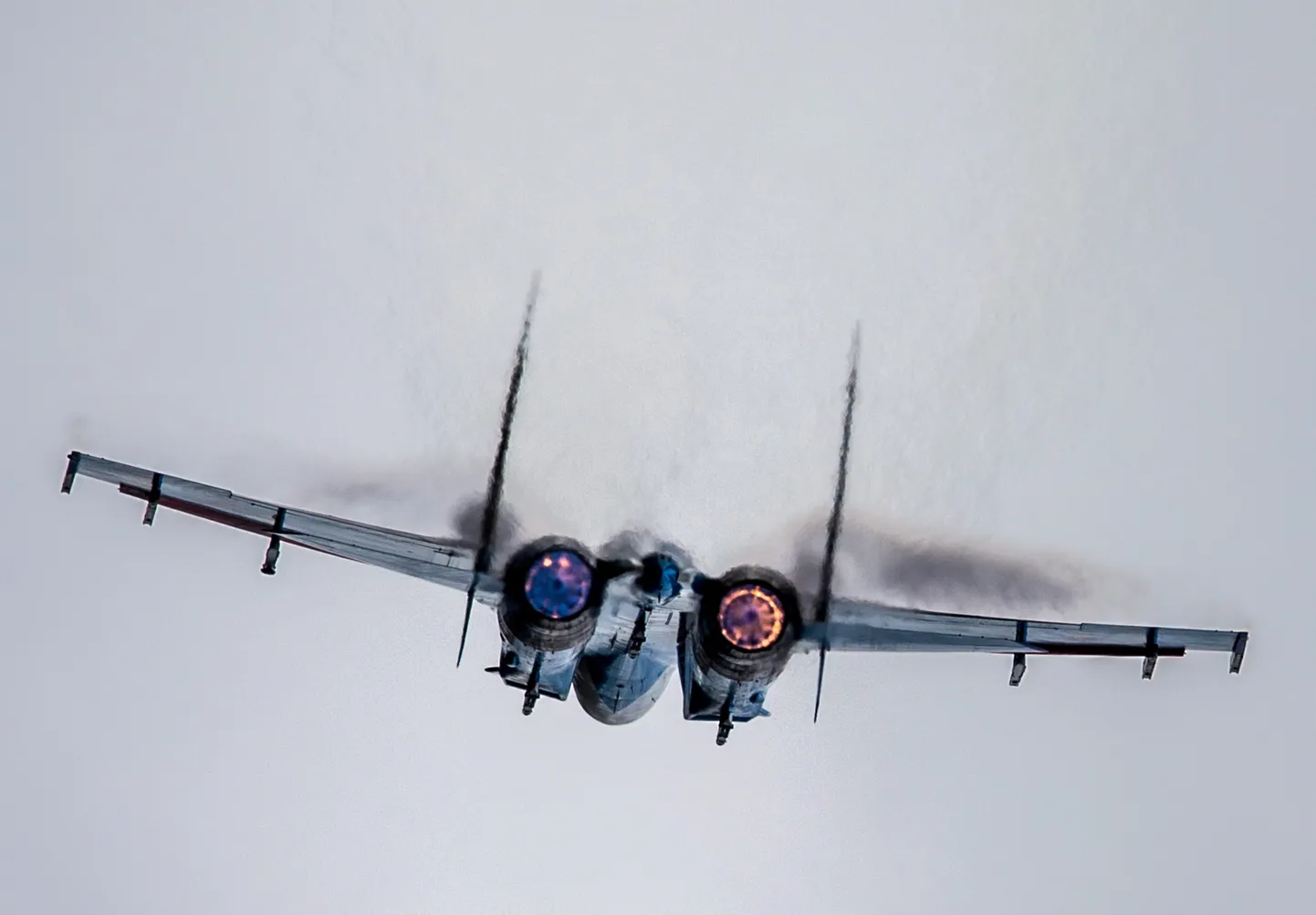 Vene õhujõudude hävitaja Su-27.