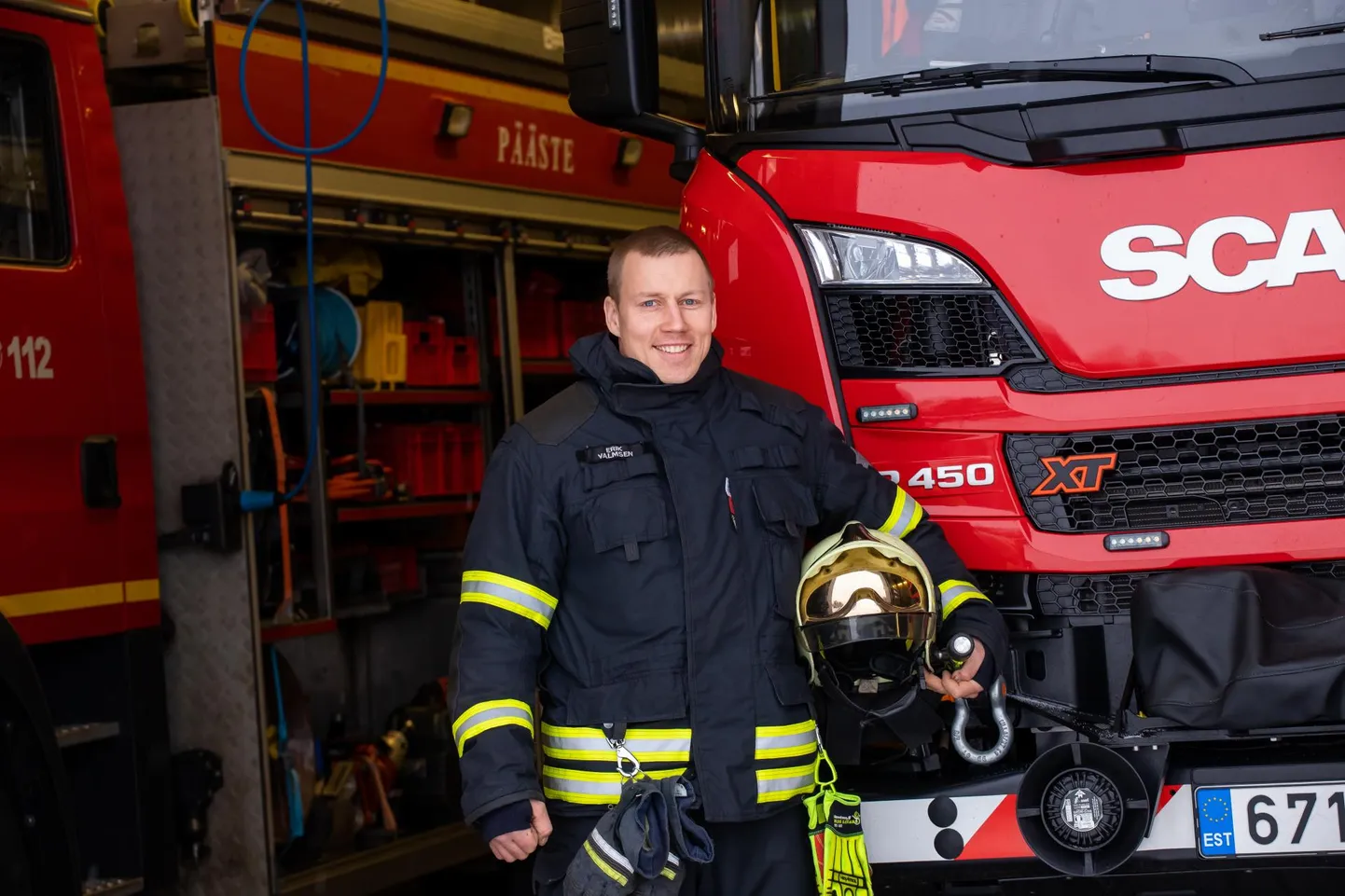 Rakvere komando päästja Erik Valmsen ei ole päästja mitte ainult tööl.