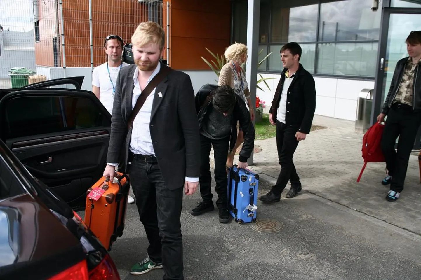Šoti indie-rokk­bänd Franz Ferdinand jõudis Tallinnasse.