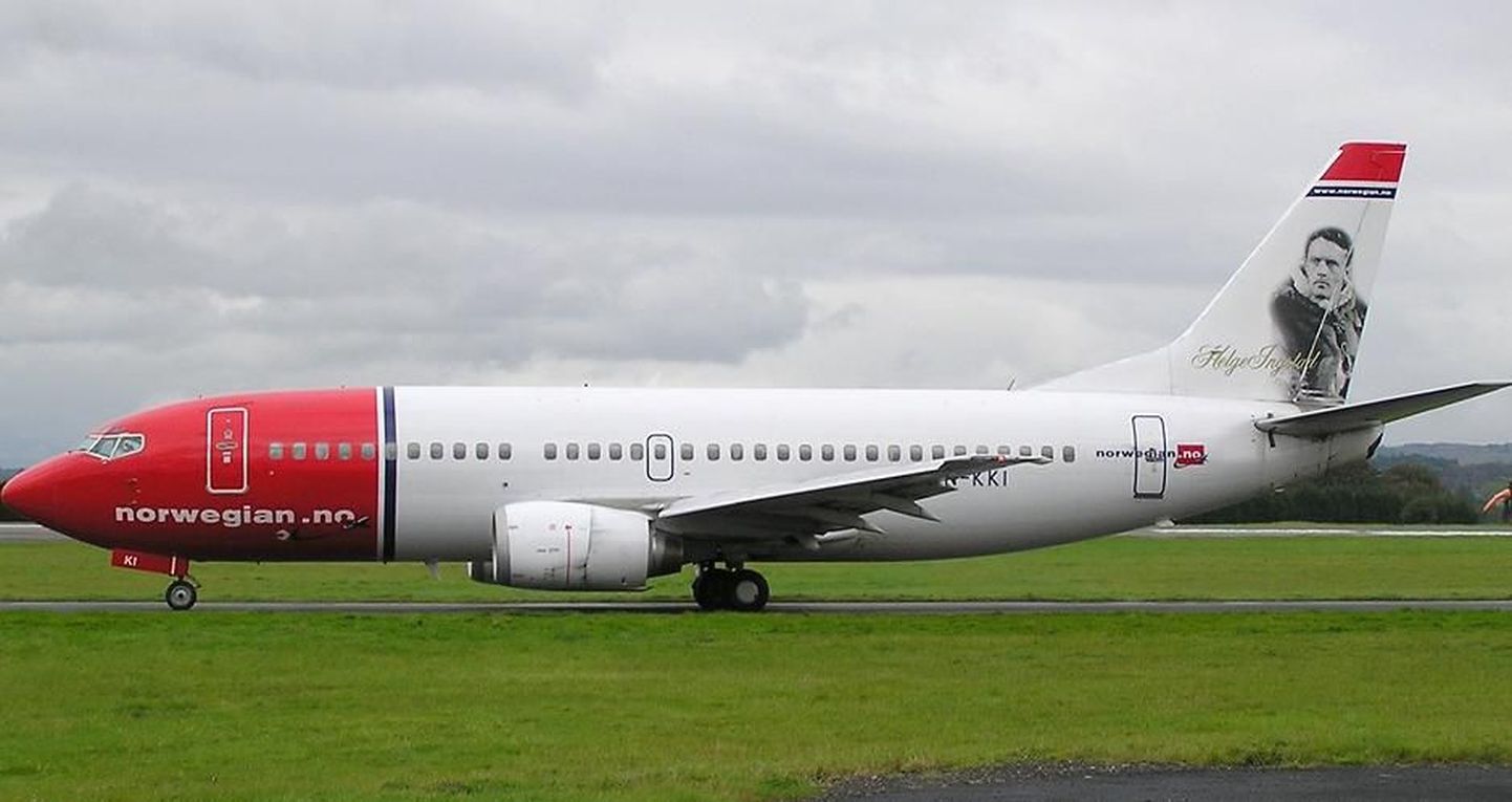 Самолет авиакомпании Norwegian