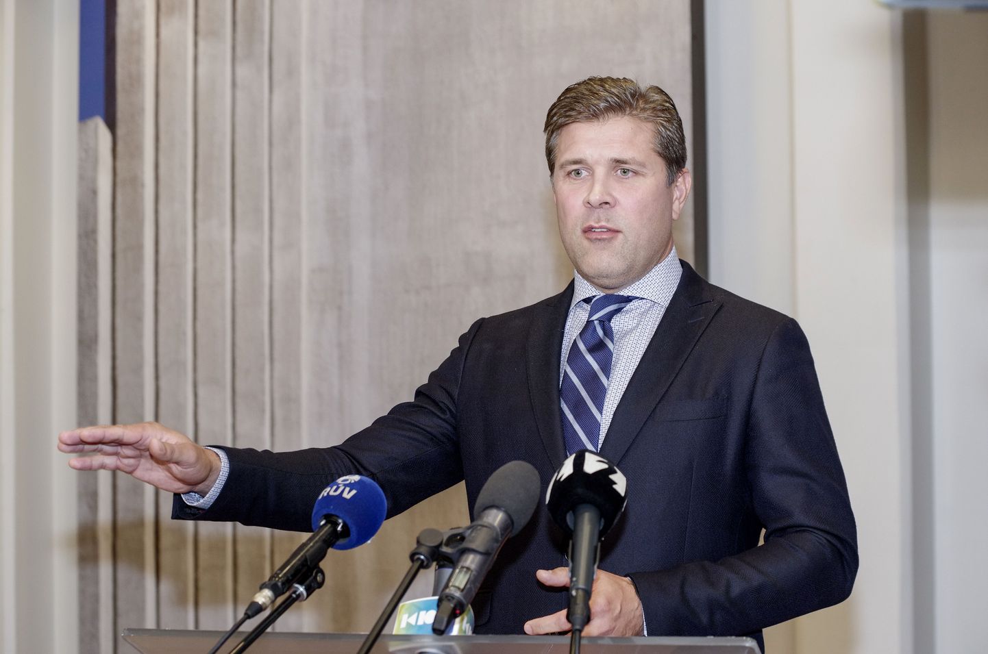 Islandi peaminister Bjarni Benediktsson.